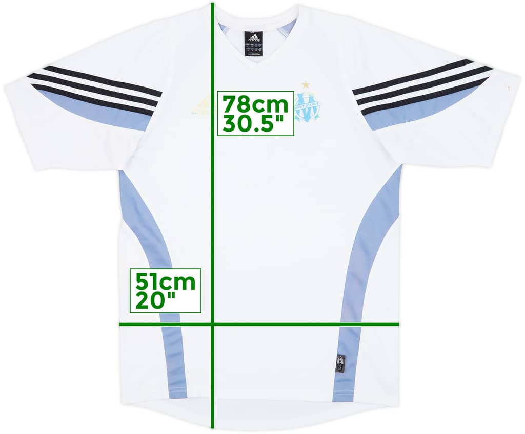 2003-04 Olympique Marseille adidas Training Shirt - 5/10 - (S)