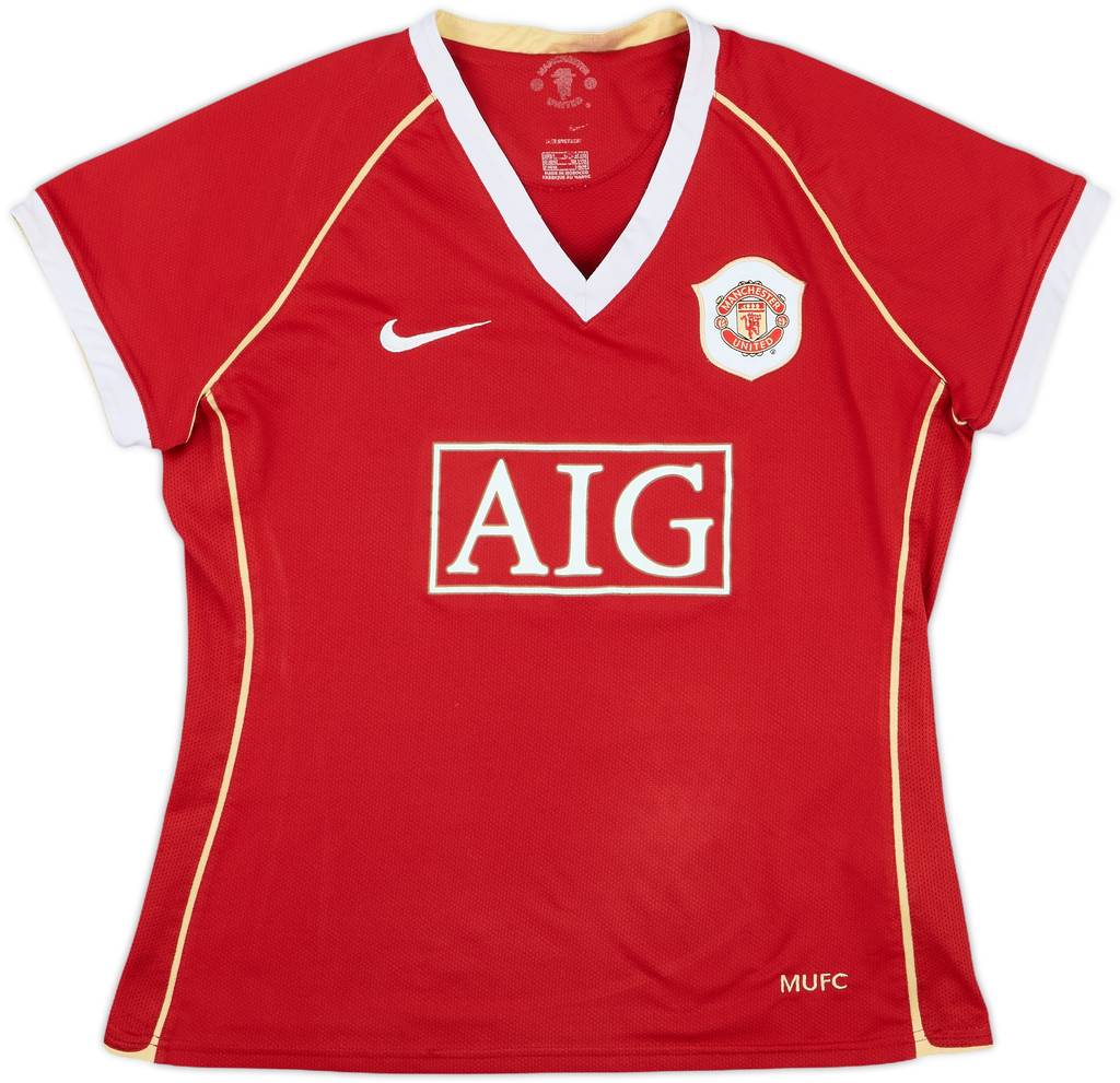 2006-07 Manchester United Home Shirt - 8/10 - (Women's L)