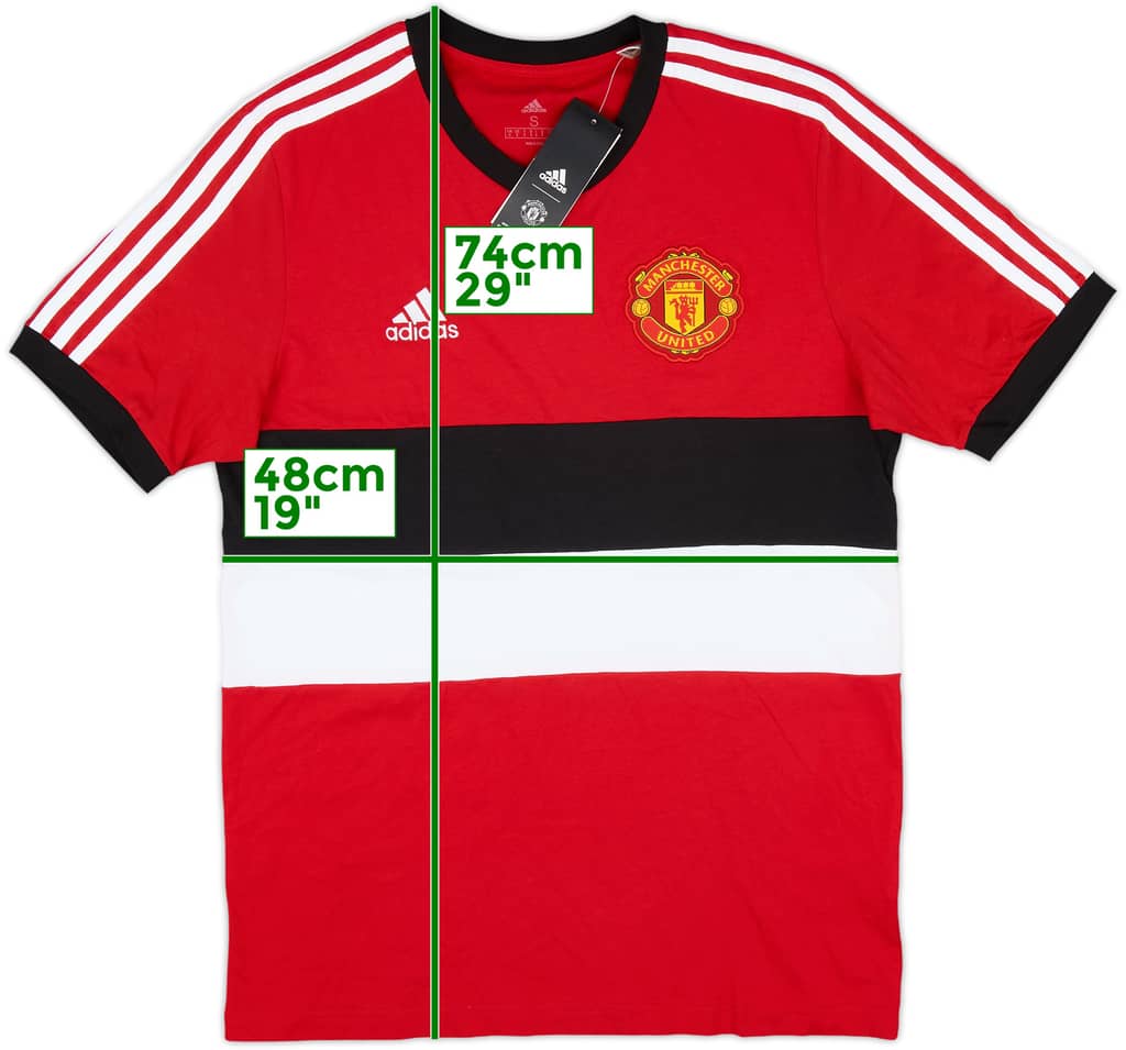 2021-22 Manchester United adidas Cotton Tee (S)