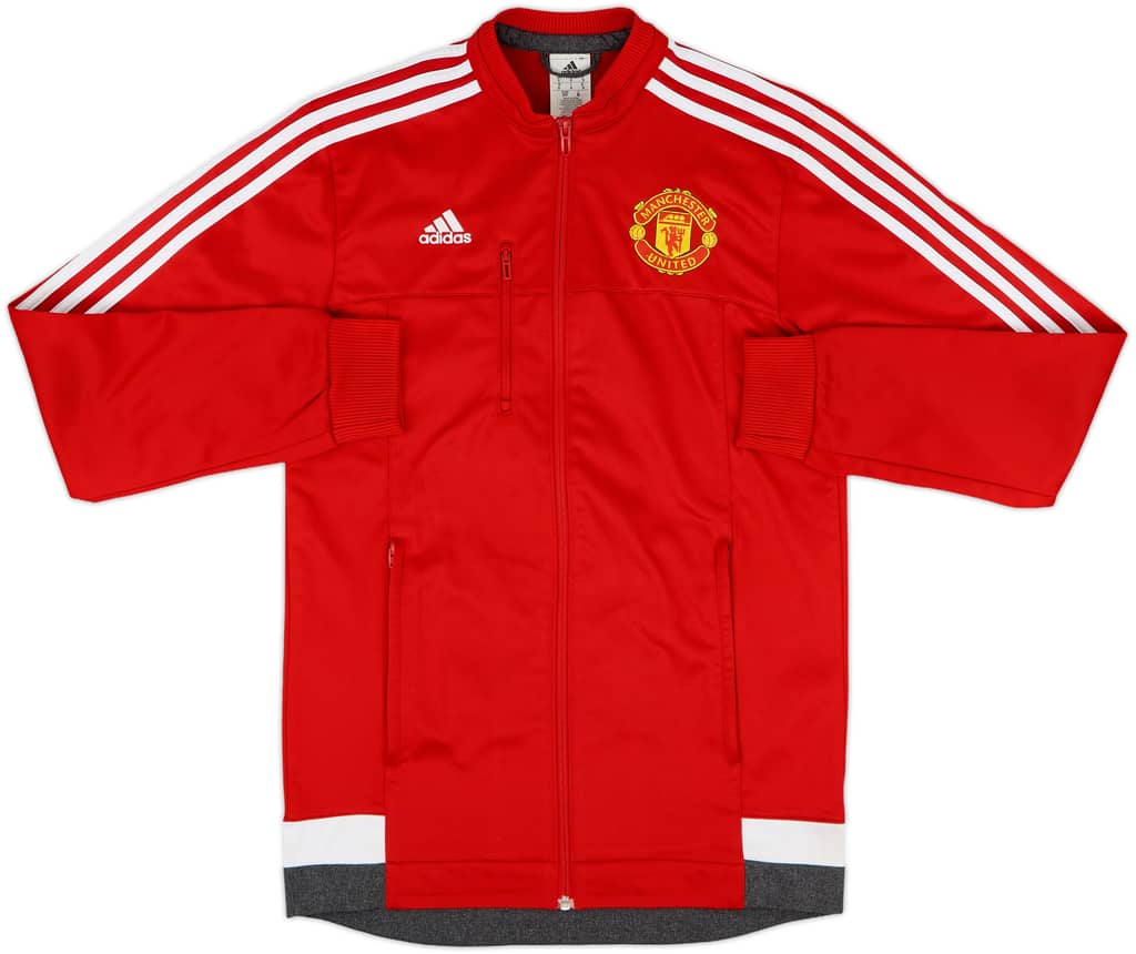 2015-16 Manchester United adidas Track Jacket - 8/10 - (S)