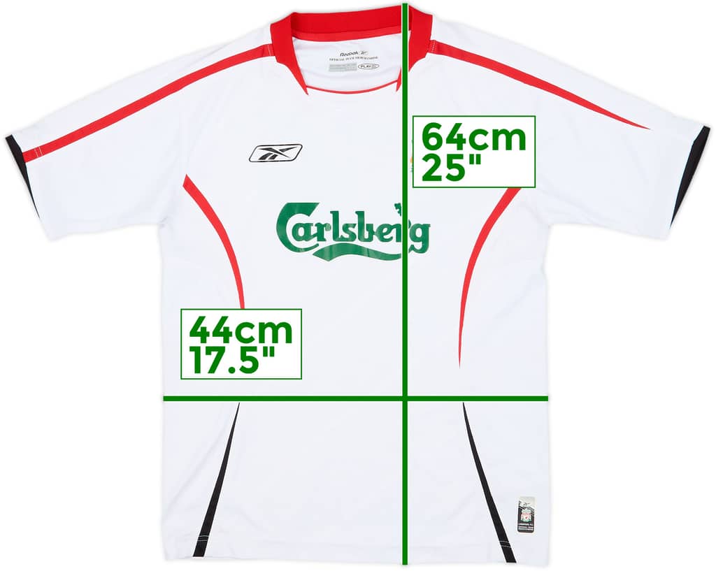 2005-06 Liverpool Away Shirt - 7/10 - (L.Boys)