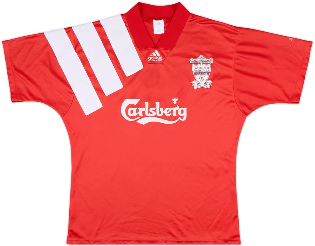 1992-93 Liverpool Centenary Home Shirt - 8/10 - (L/XL)