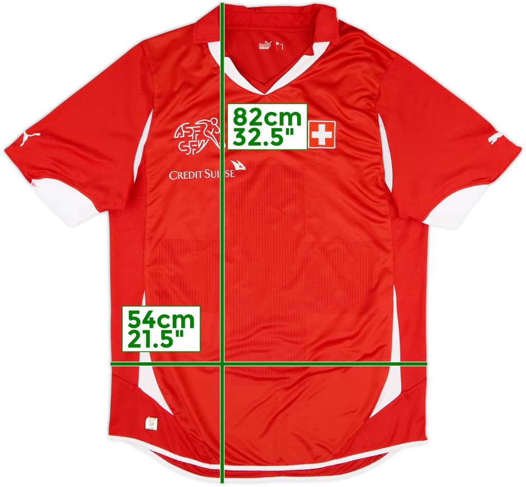 2010-11 Switzerland Home Shirt - 6/10 - (L)
