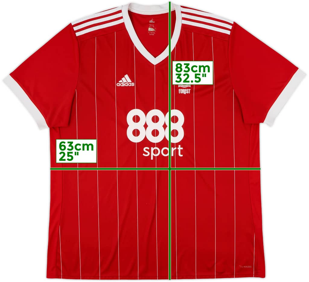 2017-18 Nottingham Forest Home Shirt - 5/10 - (XXL)