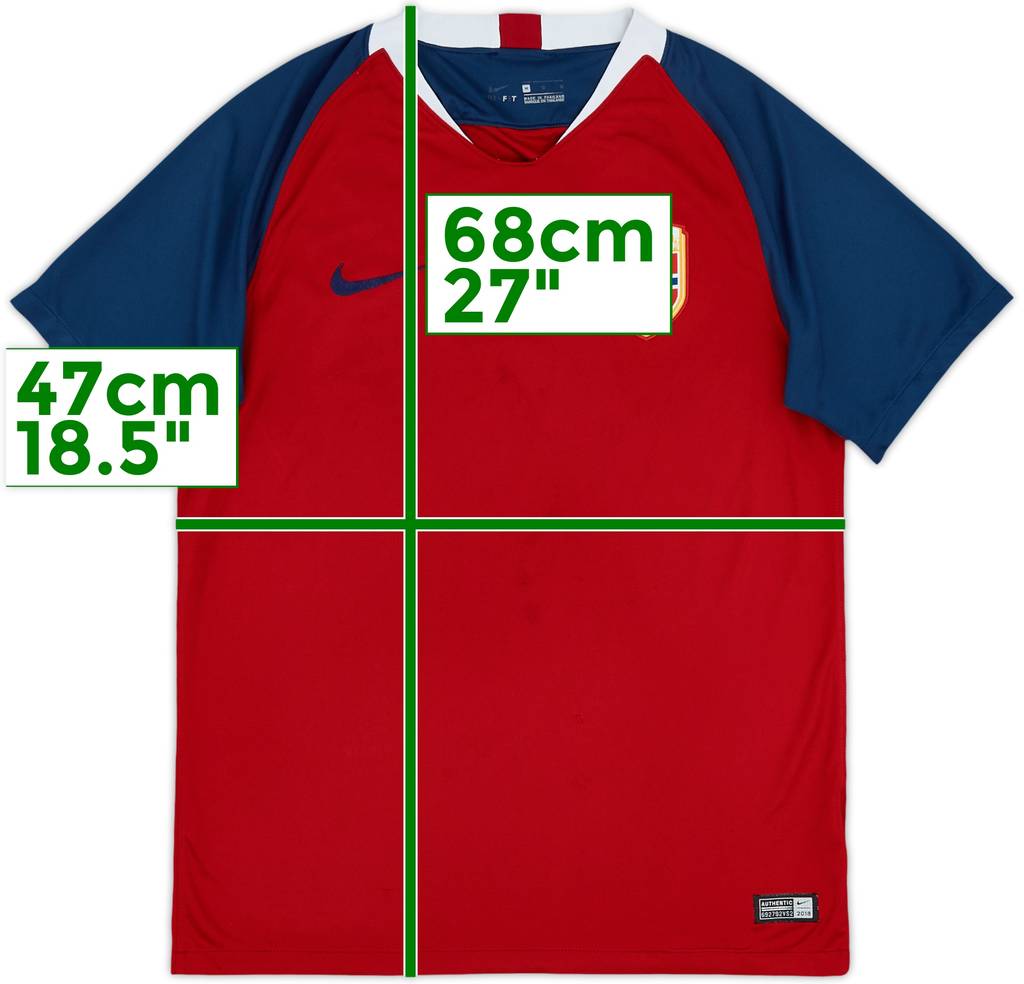 2018-19 Norway Home Shirt - 9/10 - (M)