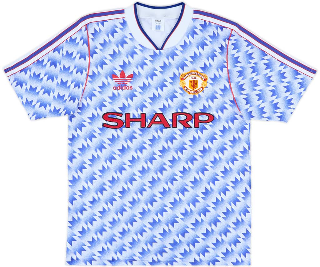 1990-92 Manchester United Away Shirt - 8/10 - (S)