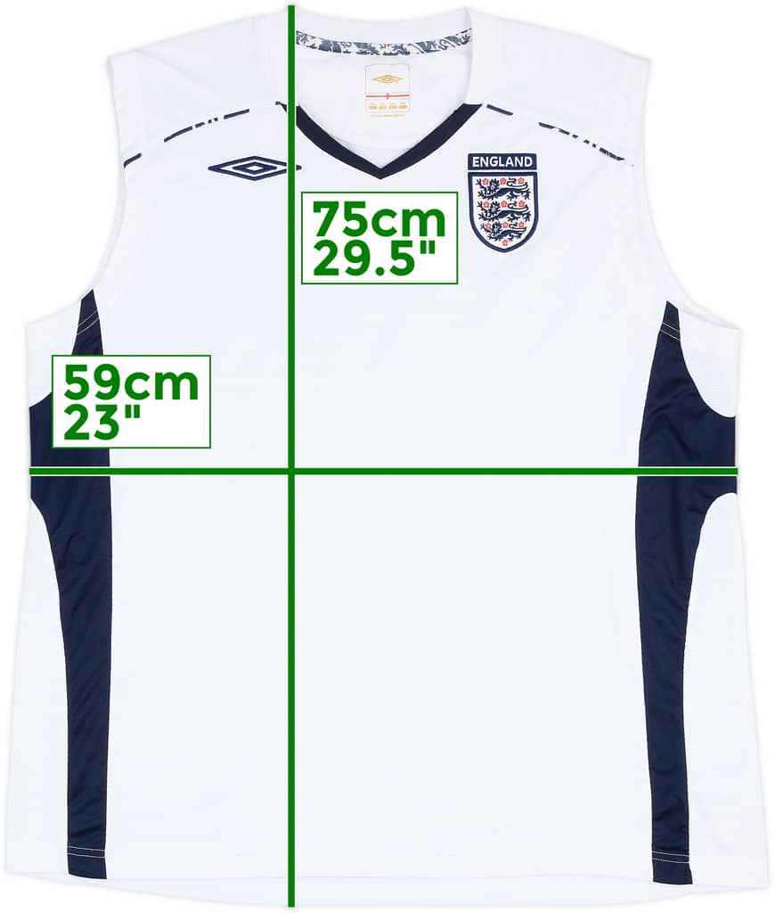 2006-07 England Umbro Training Vest - 6/10 - (XXL)
