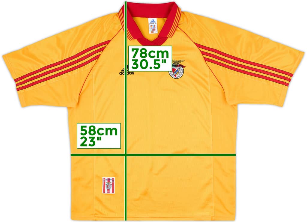 1998-99 Benfica Away Shirt - 10/10 - (L)