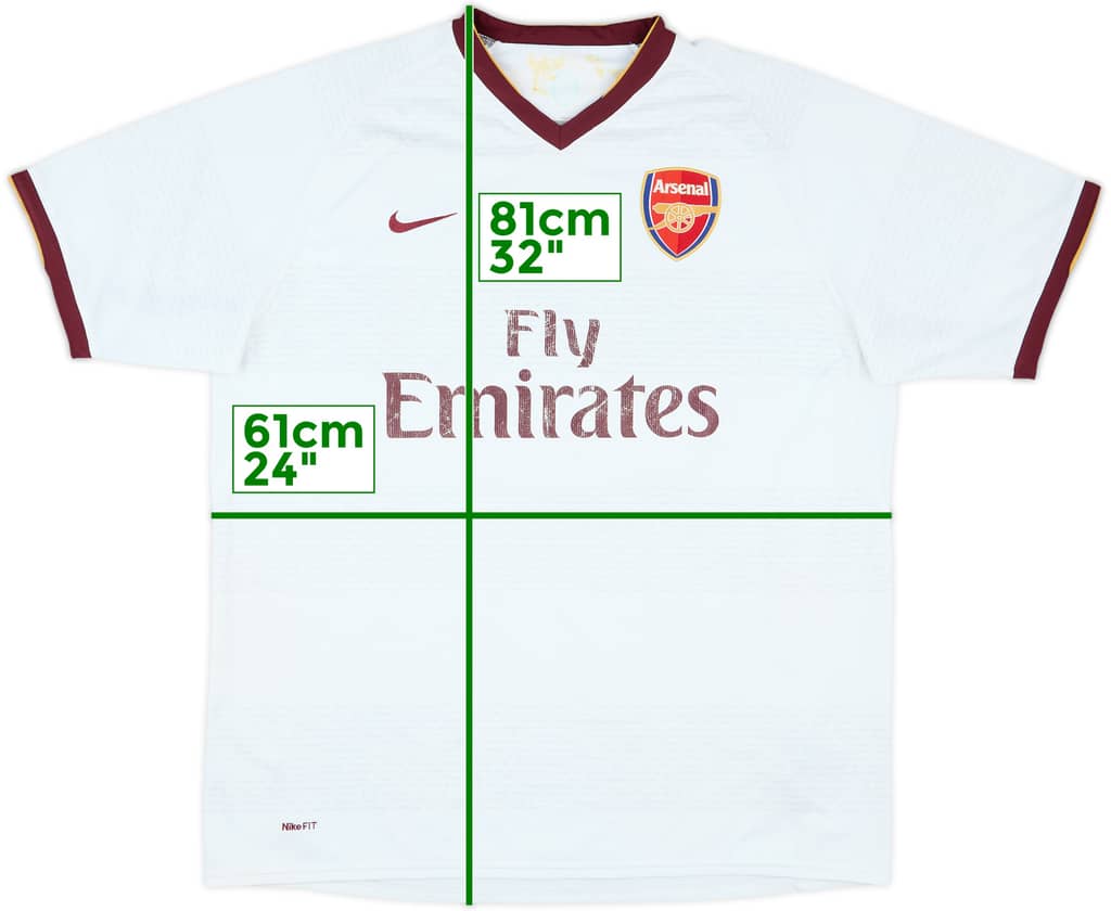 2007-08 Arsenal Away Shirt - 5/10 - (XL)