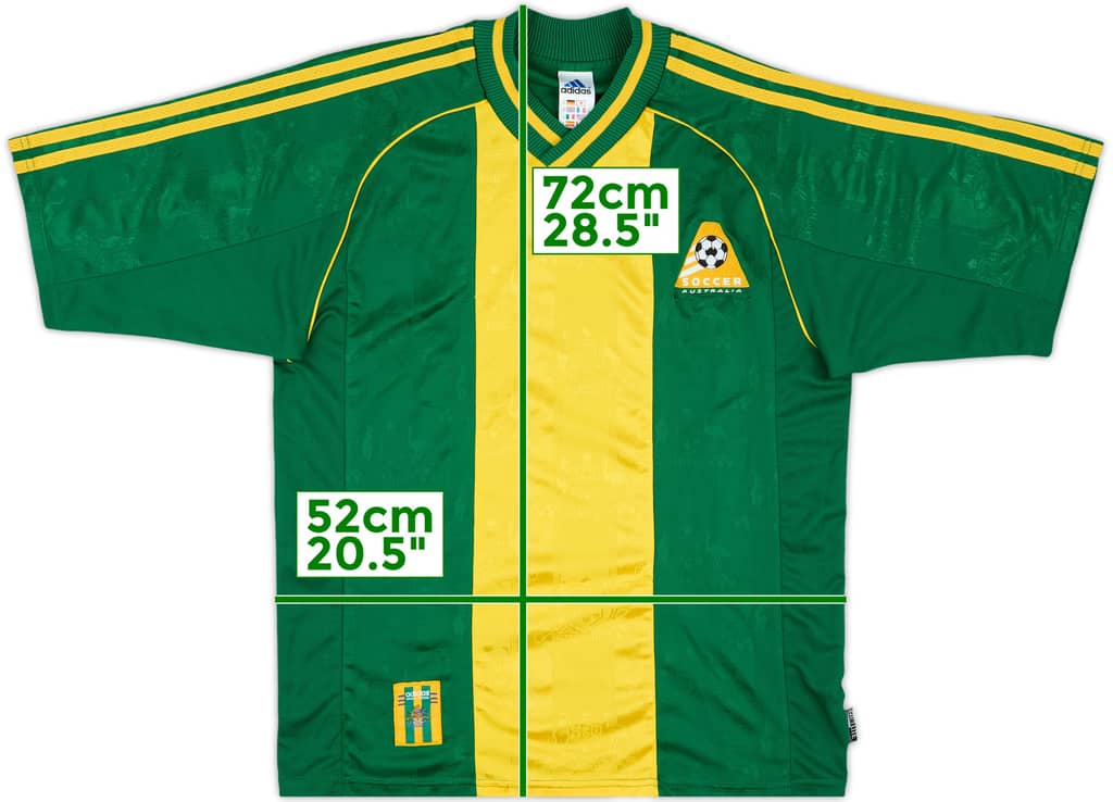 1999-01 Australia Home Shirt - 9/10 - (M)