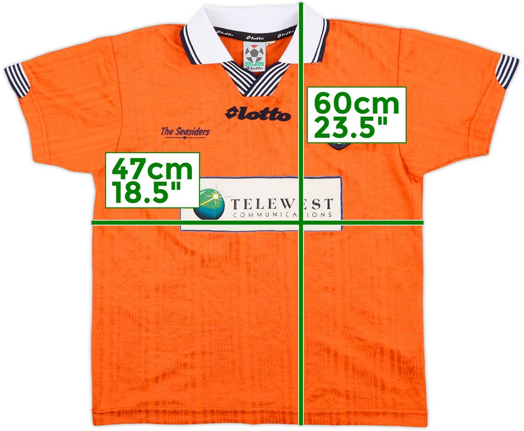 1997-99 Blackpool Home Shirt - 7/10 - (Y)