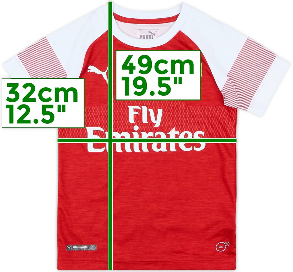 2018-19 Arsenal Home Shirt - 6/10 - (5-6 Years)