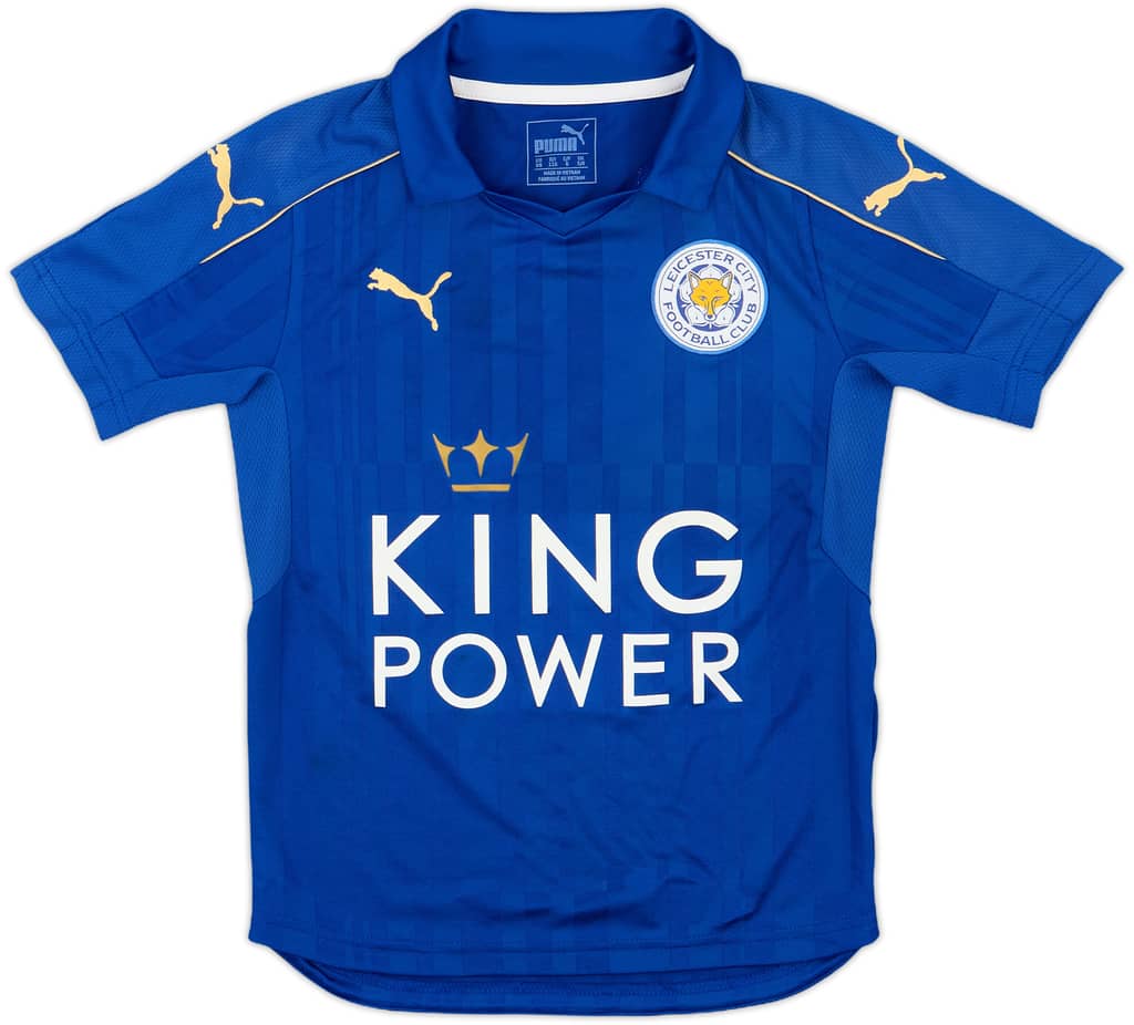 2017-18 Leicester Home Shirt - 9/10 - (5-6 Years)