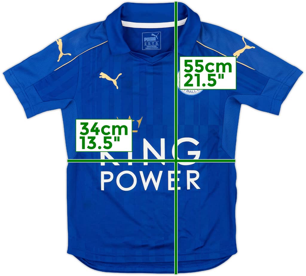 2017-18 Leicester Home Shirt - 9/10 - (5-6 Years)