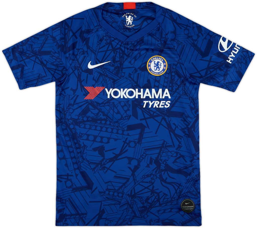 2019-20 Chelsea Home Shirt - 9/10 - (L.Boys)