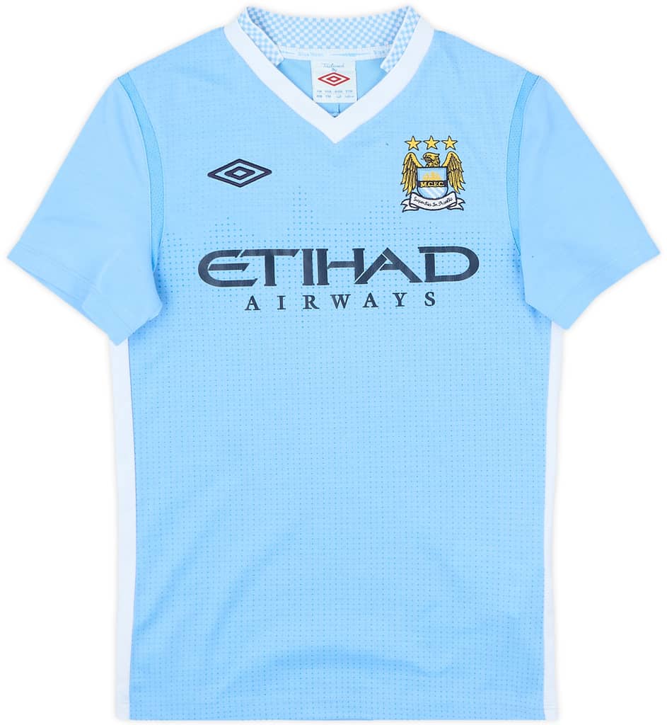 2011-12 Manchester City Home Shirt - 5/10 - (M.Boys)