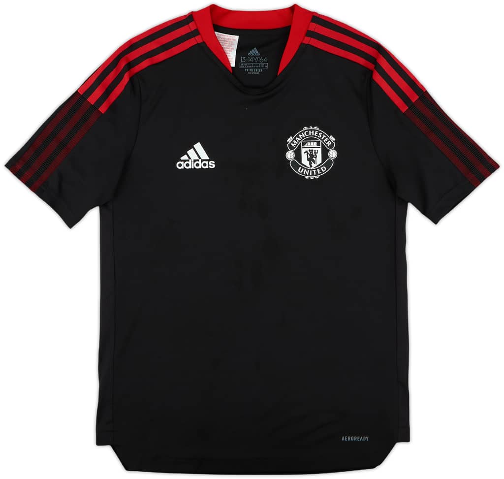 2021-22 Manchester United adidas Training Shirt - 8/10 - (L.Boys)