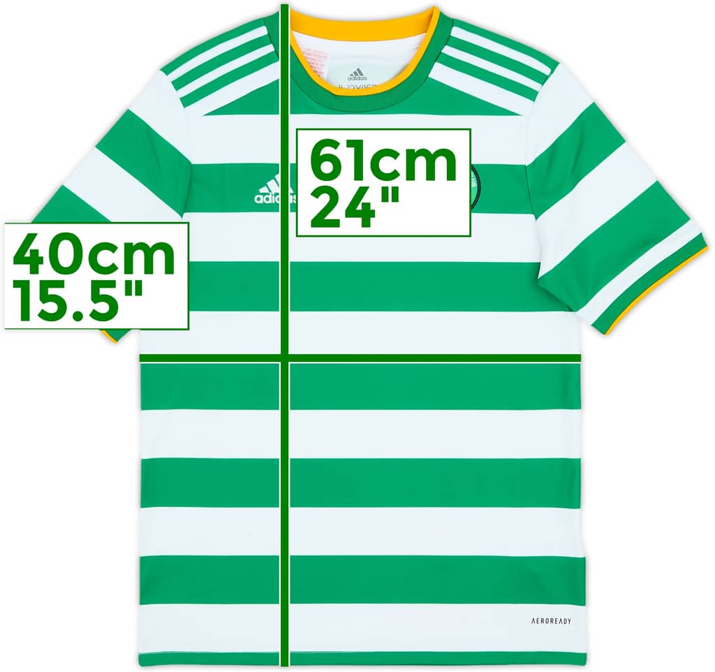 2020-21 Celtic Home Shirt - 8/10 - (M.Boys)