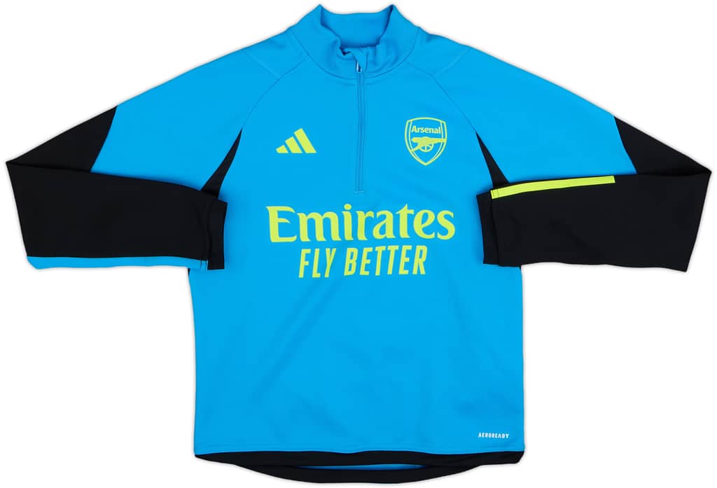 2023-24 Arsenal adidas 1/4 Zip Drill Top - 10/10 - (M.Boys)