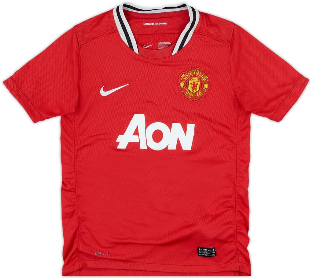 2011-12 Manchester United Home Shirt - 6/10 - (M.Boys)