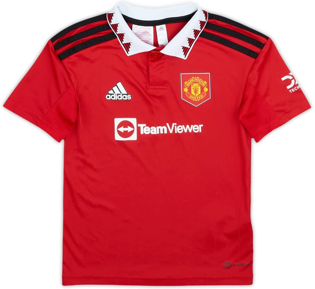 2022-23 Manchester United Home Shirt - 9/10 - (5-6 Years)