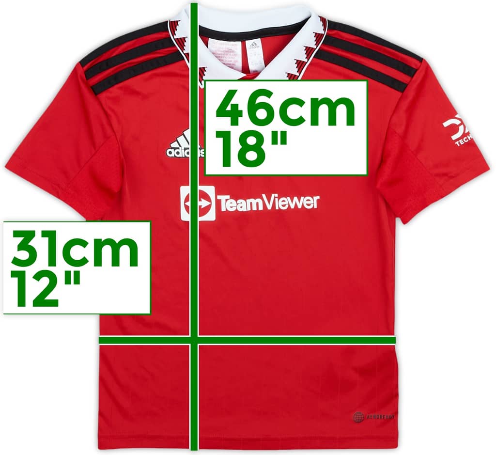 2022-23 Manchester United Home Shirt - 9/10 - (5-6 Years)