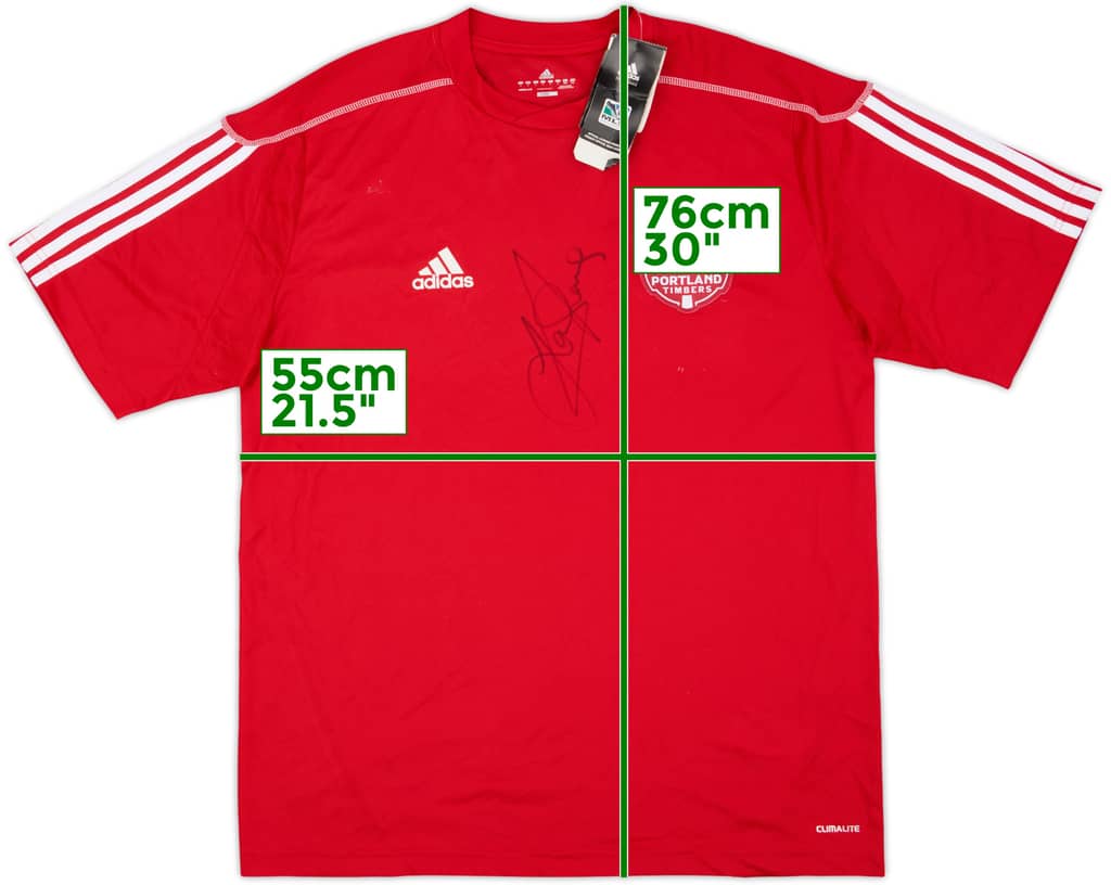 2011-12 Portland Timbers adidas Signed Training Shirt (L)