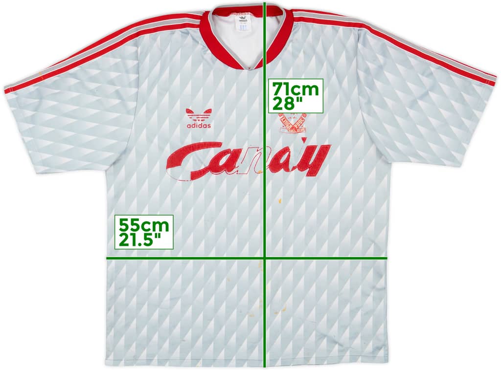 1989-91 Liverpool Away Shirt - 4/10 - (L)
