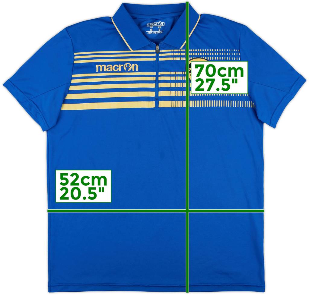 2013-14 Leeds Macron 1/4 Zip Training Shirt - 8/10 - (S)