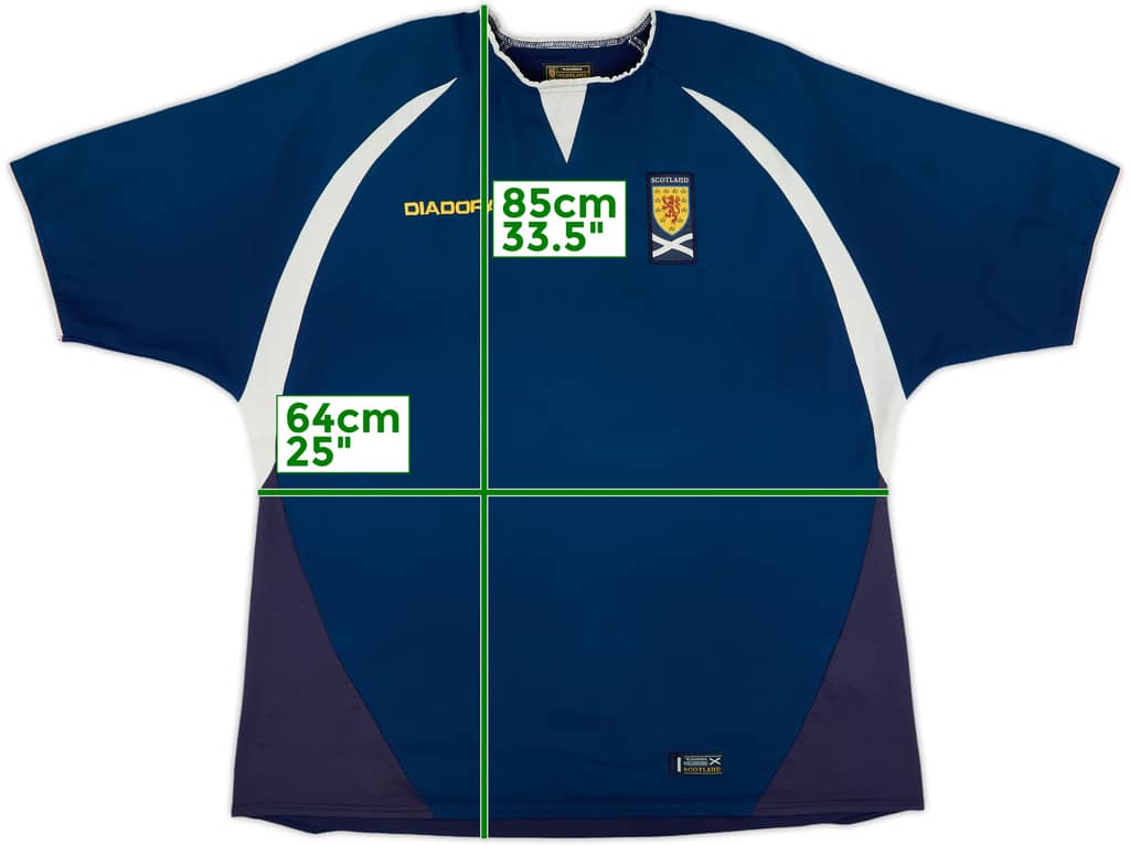 2003-05 Scotland Home Shirt - 5/10 - (XL)