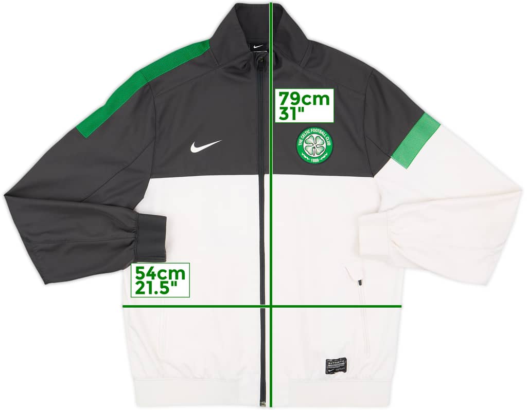 2012-13 Celtic Nike Track Jacket - 7/10 - (L)
