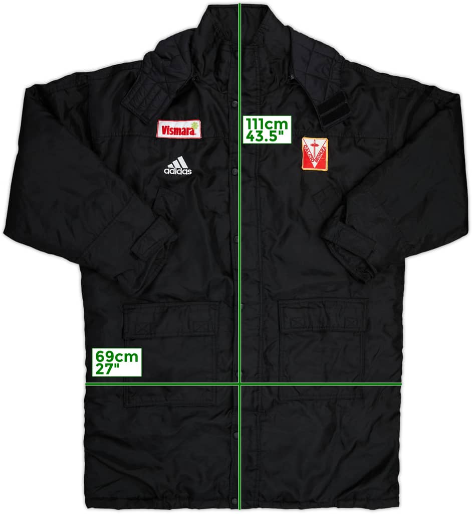 1998-99 Monza adidas Padded Bench Coat - 10/10 - (L)