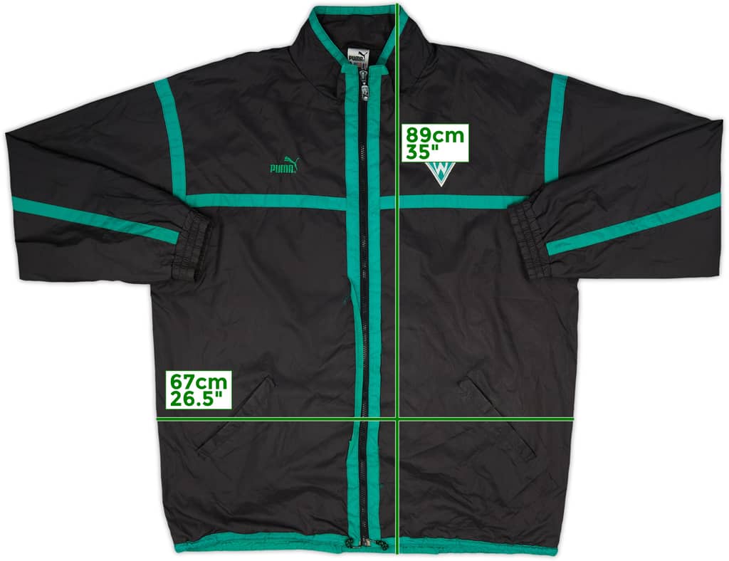 1995-96 Werder Bremen Puma Track Jacket - 7/10 - (XL)