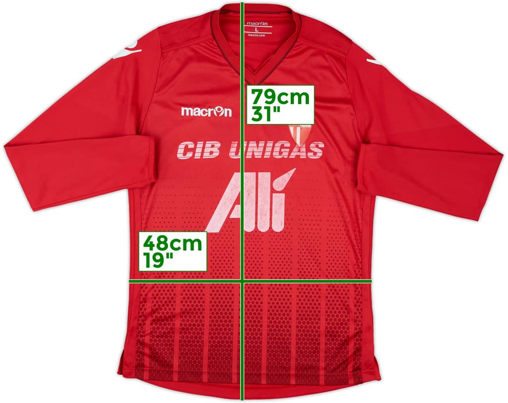 2016-17 Padova Macron Training L/S Shirt - 6/10 - (L)