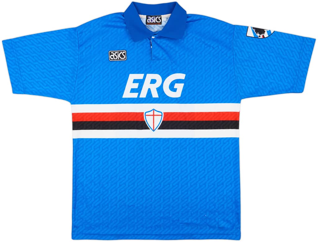 1992-94 Sampdoria Home Shirt - 8/10 - (XXL)