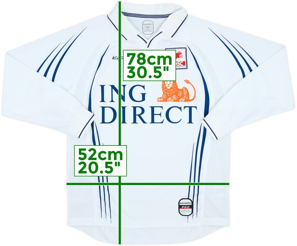 2001-02 Lille Away L/S Shirt - 10/10 - (M)