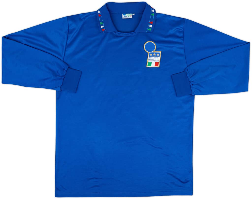 1992-93 Italy Home L/S Shirt - 8/10 - (M)