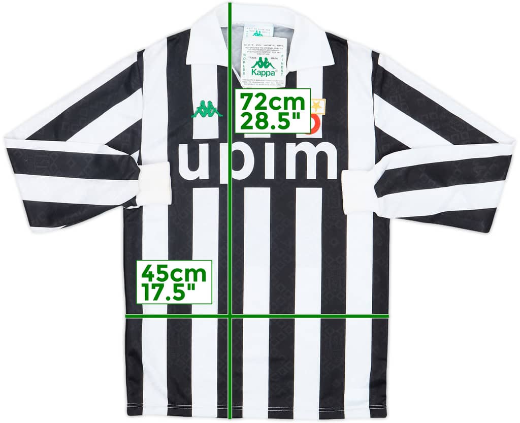 1990-91 Juventus Home L/S Shirt (S)
