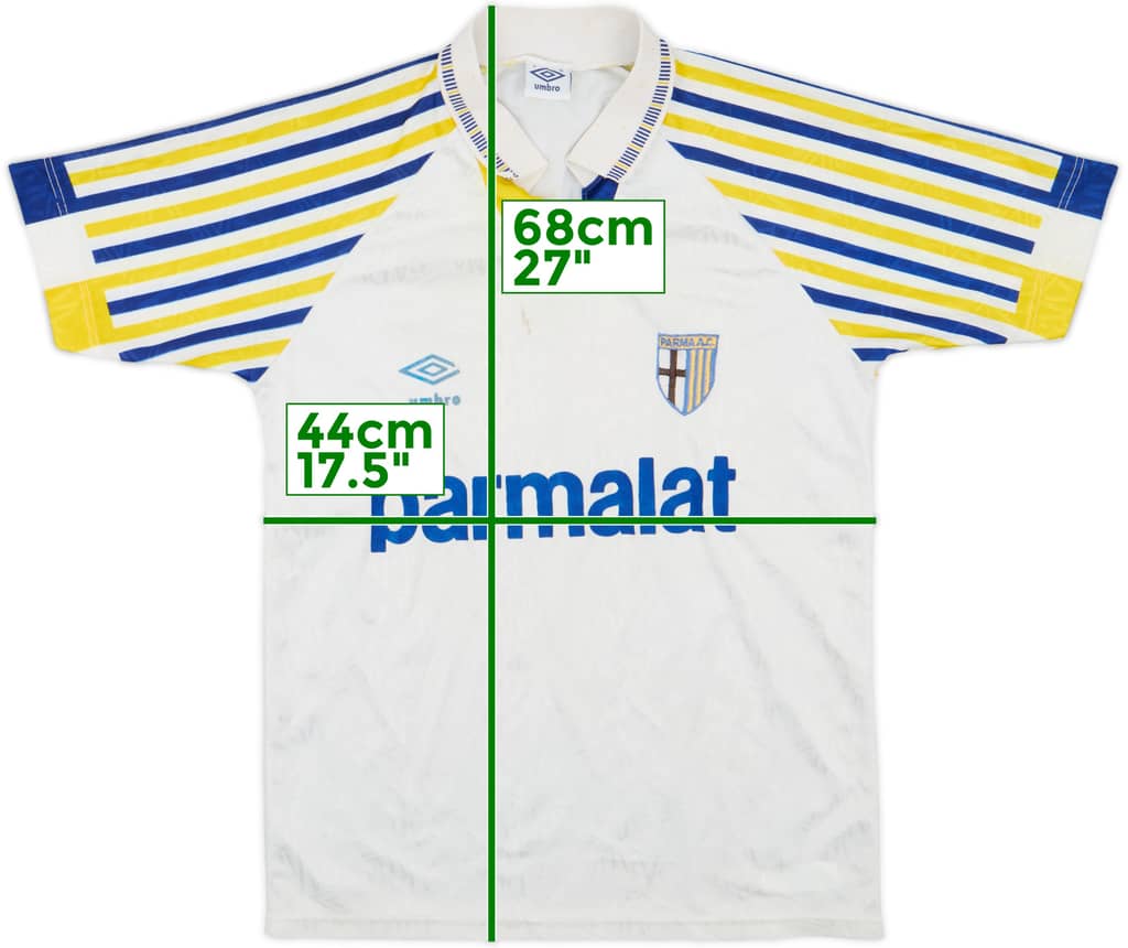 1991-92 Parma Home Shirt - 5/10 - (S)