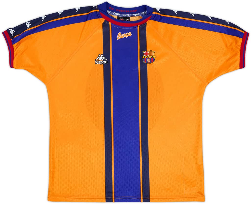 1997-98 Barcelona Away Shirt - 8/10 - (XL)