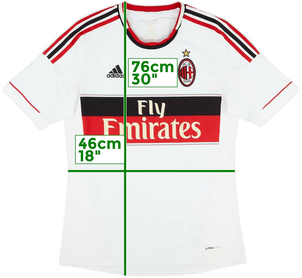 2012-13 AC Milan Away Shirt - 5/10 - (M)