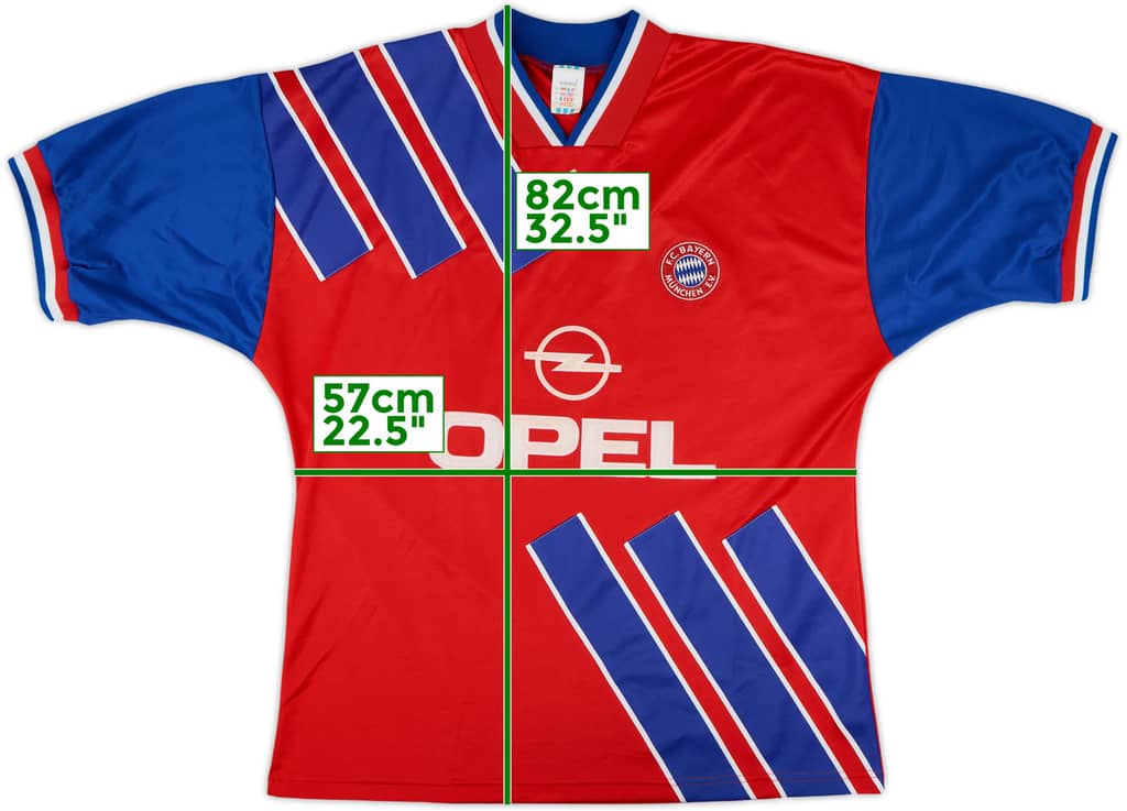 1993-95 Bayern Munich Home Shirt - 8/10 - (XL)