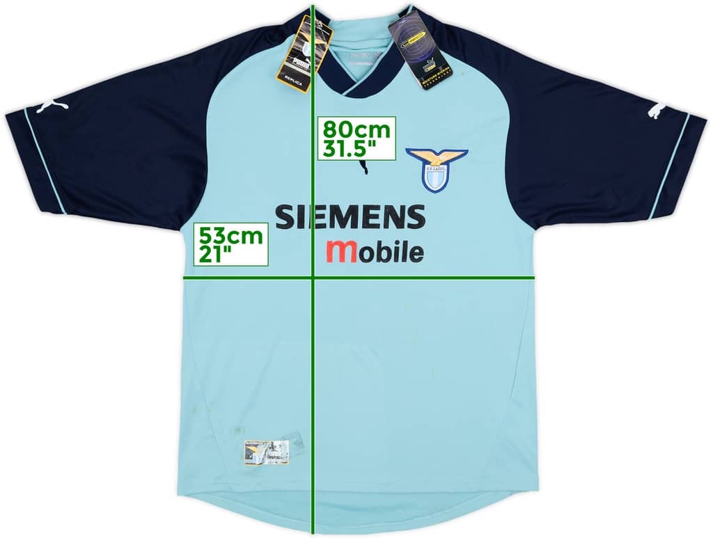 2002-03 Lazio Third Shirt (XL)