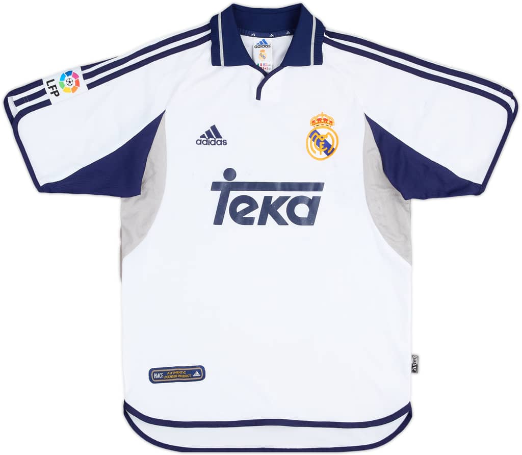 2000-01 Real Madrid Home Shirt - 5/10 - (S)