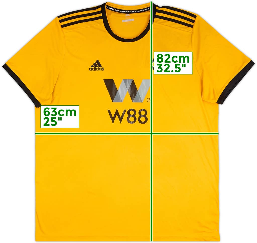 2018-19 Wolves Home Shirt - 5/10 - (XXL)