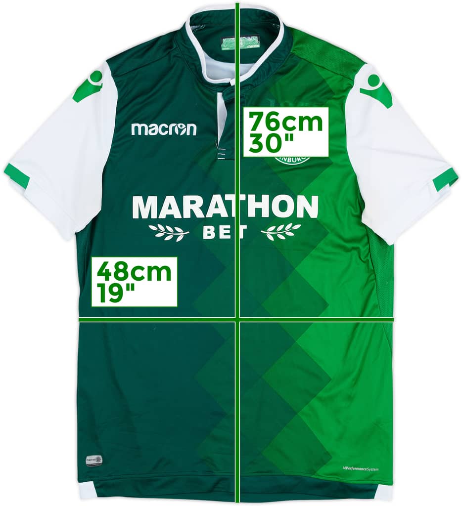 2018-19 Hibernian Home Shirt - 8/10 - (L)