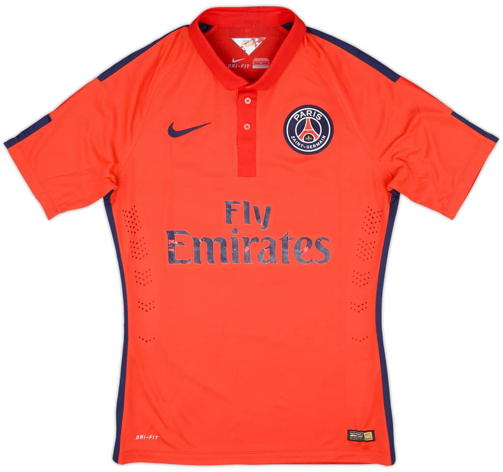 Camiseta de la tercera equipación versión jugador del Paris Saint-Germain 2014-15 - 5/10 - (M)