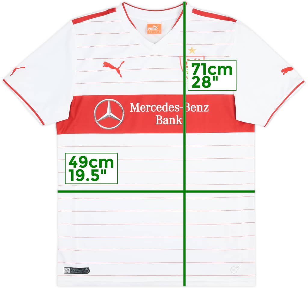 2013-14 Stuttgart Home Shirt - 6/10 - (M)