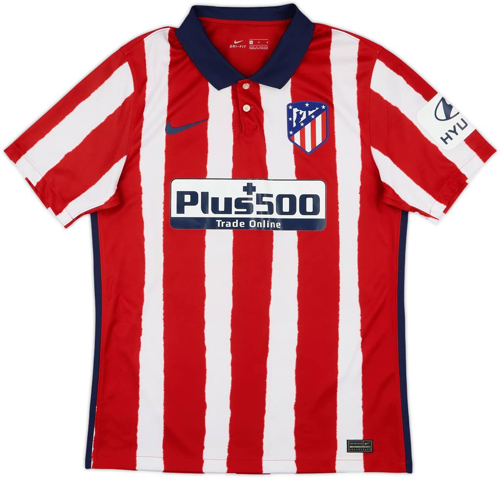 2020-21 Atletico Madrid Home Shirt - 9/10 - (M)