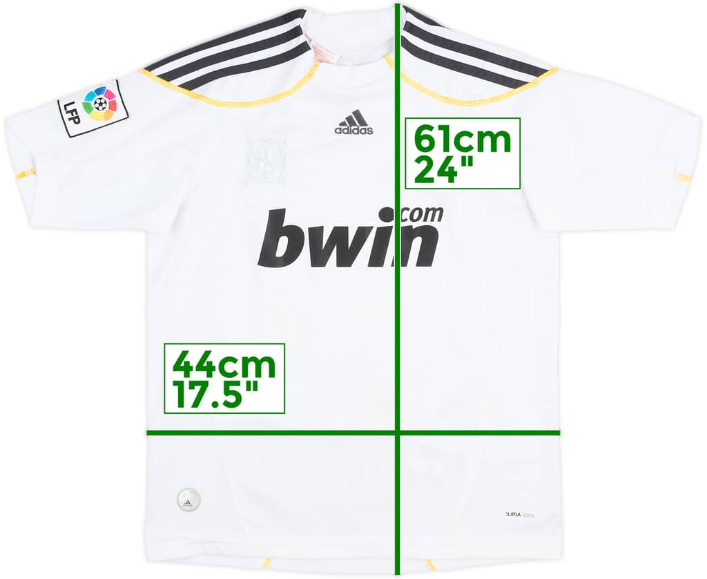 2009-10 Real Madrid Home Shirt - 6/10 - (11-12 Years)